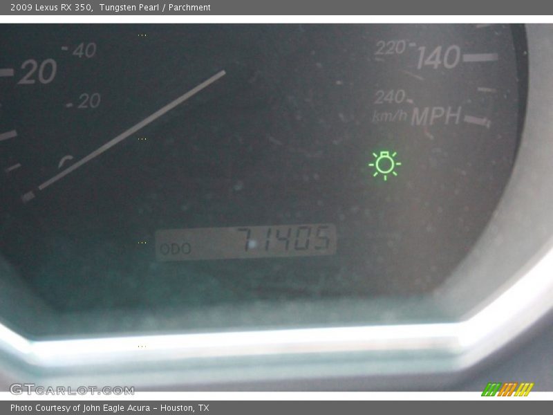 Tungsten Pearl / Parchment 2009 Lexus RX 350