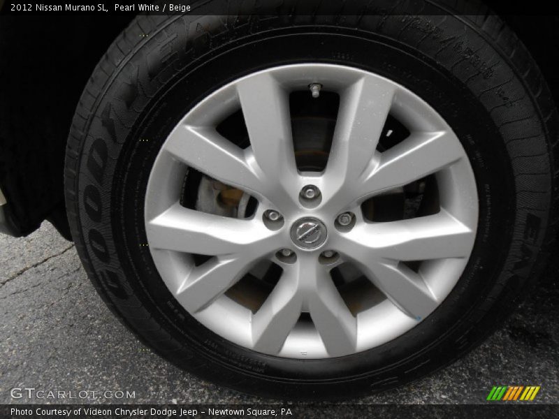Pearl White / Beige 2012 Nissan Murano SL