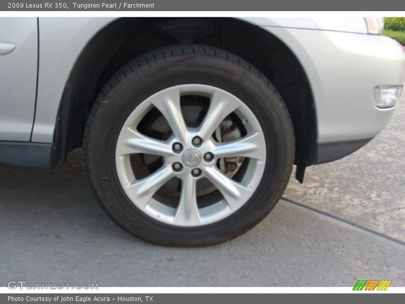 Tungsten Pearl / Parchment 2009 Lexus RX 350