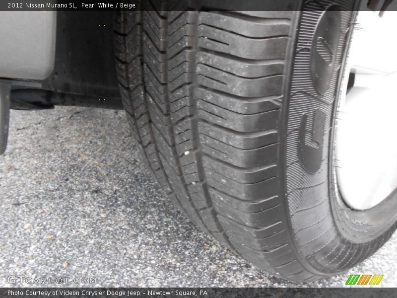 Pearl White / Beige 2012 Nissan Murano SL