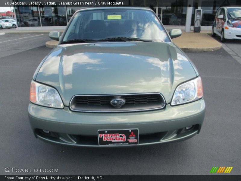 Seamist Green Pearl / Gray Moquette 2004 Subaru Legacy L Sedan