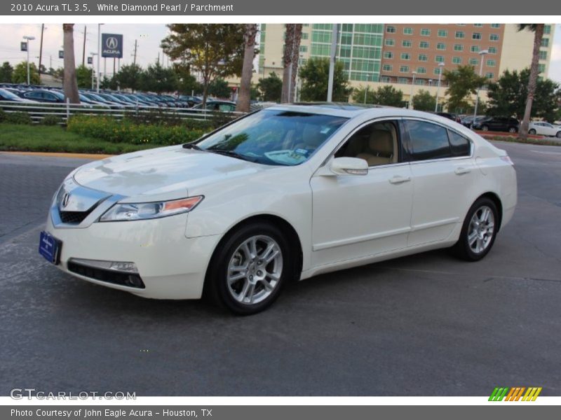 White Diamond Pearl / Parchment 2010 Acura TL 3.5