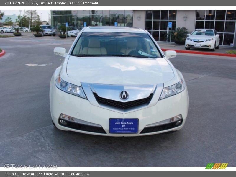 White Diamond Pearl / Parchment 2010 Acura TL 3.5