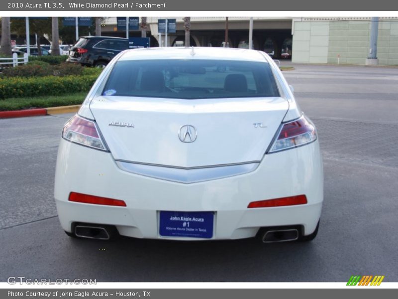 White Diamond Pearl / Parchment 2010 Acura TL 3.5