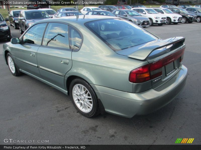 Seamist Green Pearl / Gray Moquette 2004 Subaru Legacy L Sedan