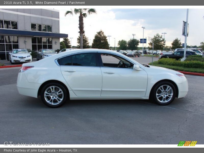 White Diamond Pearl / Parchment 2010 Acura TL 3.5