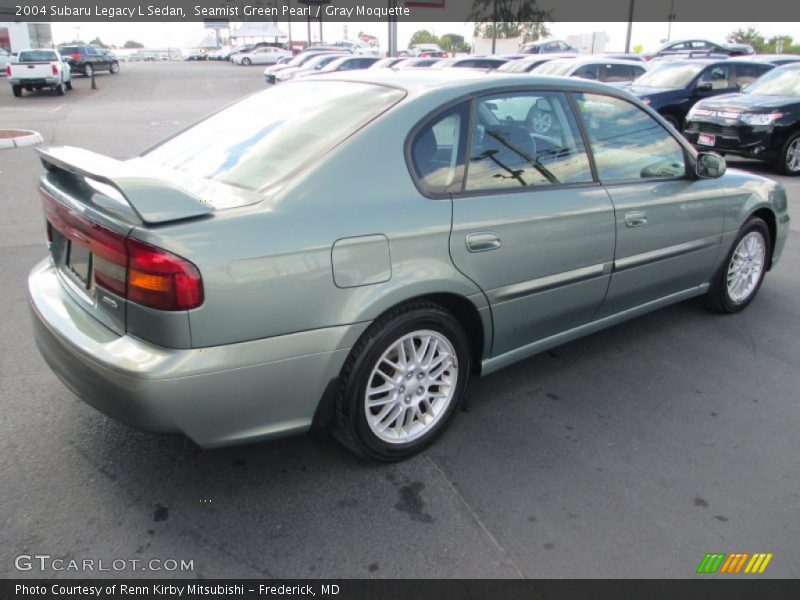 Seamist Green Pearl / Gray Moquette 2004 Subaru Legacy L Sedan