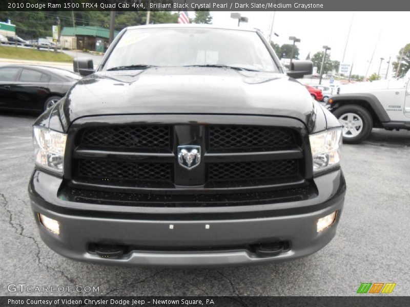 Brilliant Black Crystal Pearl / Dark Slate/Medium Graystone 2010 Dodge Ram 1500 TRX4 Quad Cab 4x4