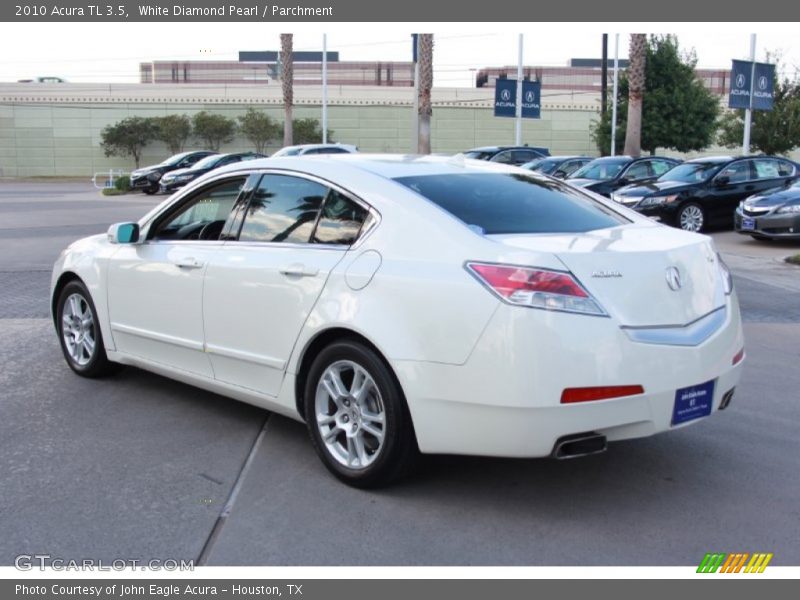 White Diamond Pearl / Parchment 2010 Acura TL 3.5