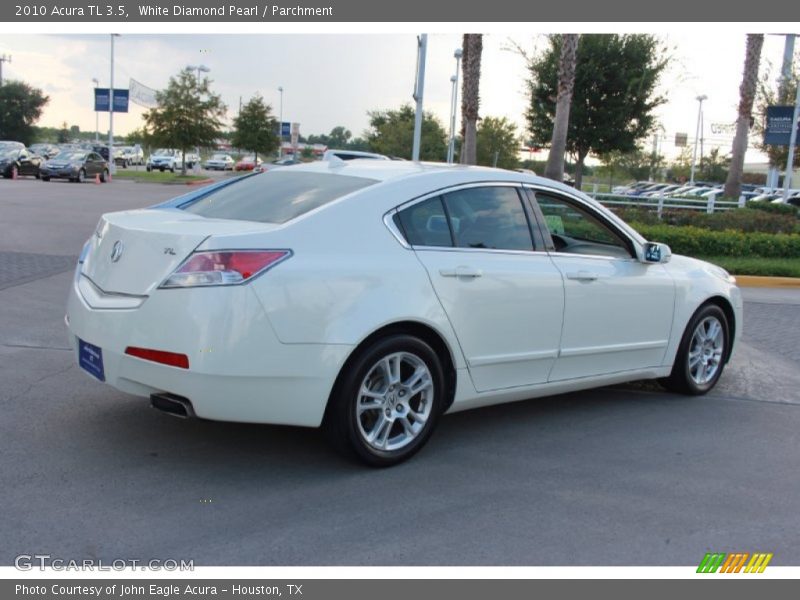 White Diamond Pearl / Parchment 2010 Acura TL 3.5