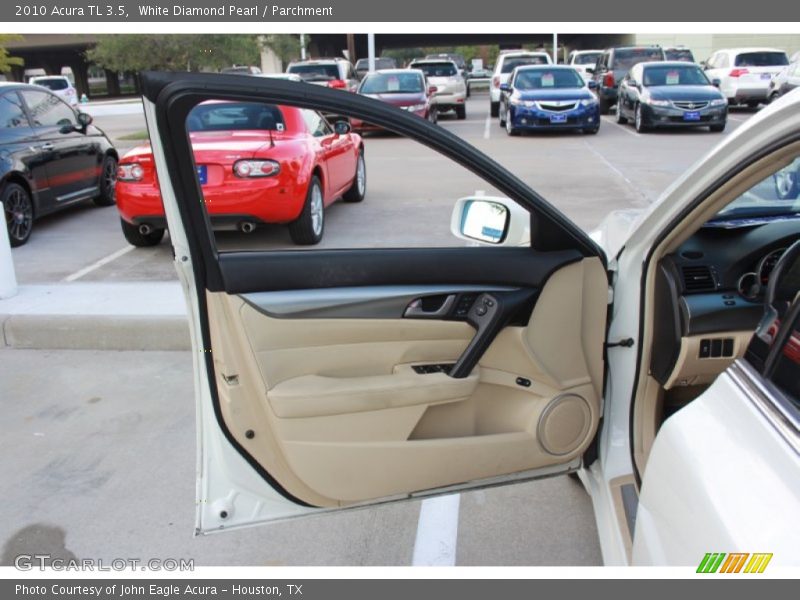 White Diamond Pearl / Parchment 2010 Acura TL 3.5
