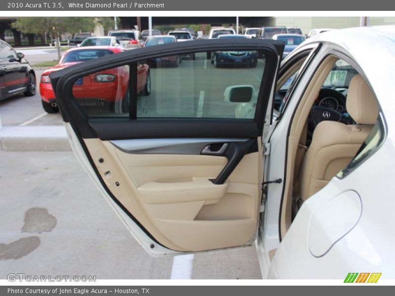 White Diamond Pearl / Parchment 2010 Acura TL 3.5