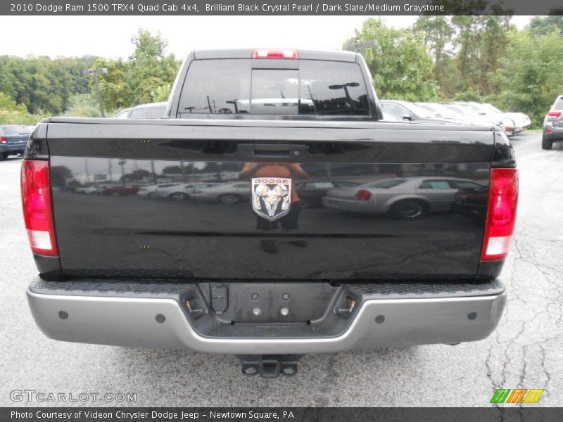 Brilliant Black Crystal Pearl / Dark Slate/Medium Graystone 2010 Dodge Ram 1500 TRX4 Quad Cab 4x4