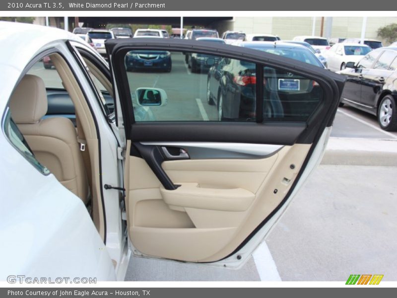 White Diamond Pearl / Parchment 2010 Acura TL 3.5