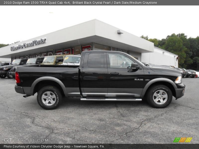 Brilliant Black Crystal Pearl / Dark Slate/Medium Graystone 2010 Dodge Ram 1500 TRX4 Quad Cab 4x4