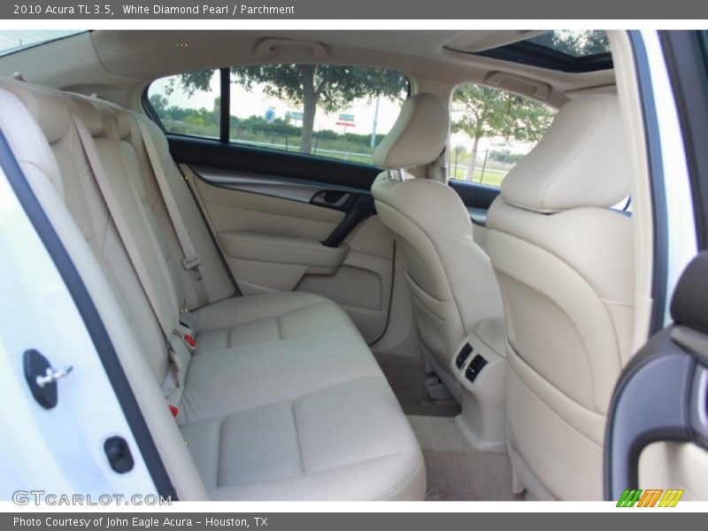 White Diamond Pearl / Parchment 2010 Acura TL 3.5