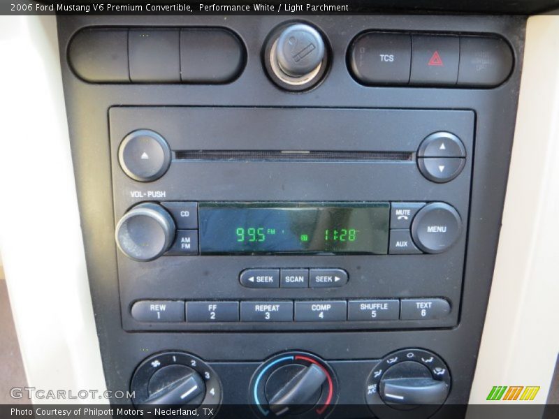 Performance White / Light Parchment 2006 Ford Mustang V6 Premium Convertible