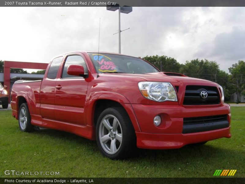 Radiant Red / Graphite Gray 2007 Toyota Tacoma X-Runner