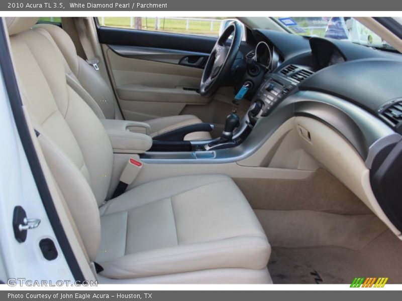 White Diamond Pearl / Parchment 2010 Acura TL 3.5