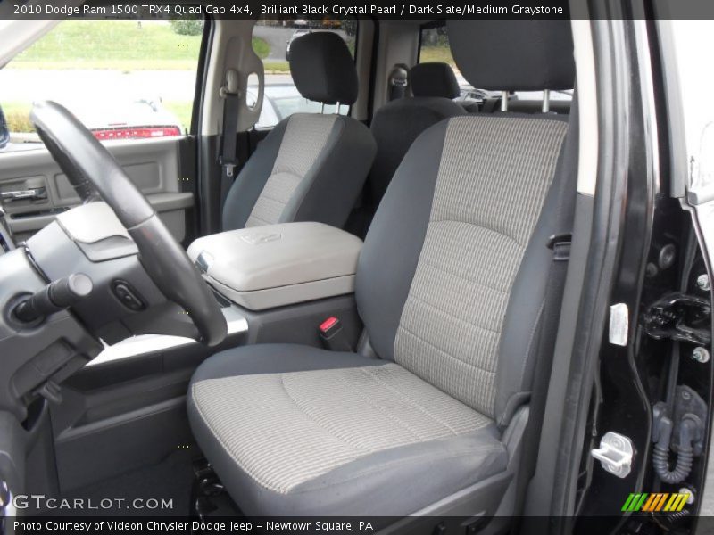 Brilliant Black Crystal Pearl / Dark Slate/Medium Graystone 2010 Dodge Ram 1500 TRX4 Quad Cab 4x4