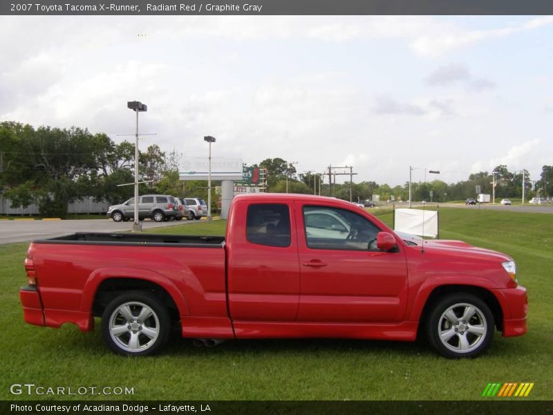 Radiant Red / Graphite Gray 2007 Toyota Tacoma X-Runner