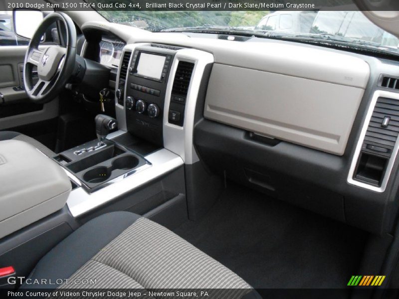 Brilliant Black Crystal Pearl / Dark Slate/Medium Graystone 2010 Dodge Ram 1500 TRX4 Quad Cab 4x4