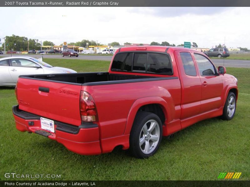 Radiant Red / Graphite Gray 2007 Toyota Tacoma X-Runner