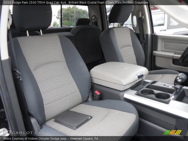 Brilliant Black Crystal Pearl / Dark Slate/Medium Graystone 2010 Dodge Ram 1500 TRX4 Quad Cab 4x4