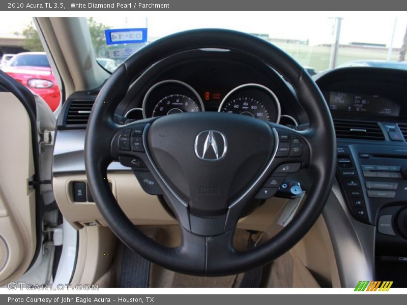 White Diamond Pearl / Parchment 2010 Acura TL 3.5