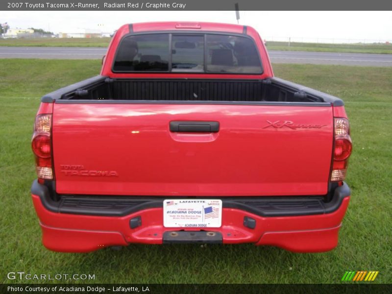 Radiant Red / Graphite Gray 2007 Toyota Tacoma X-Runner