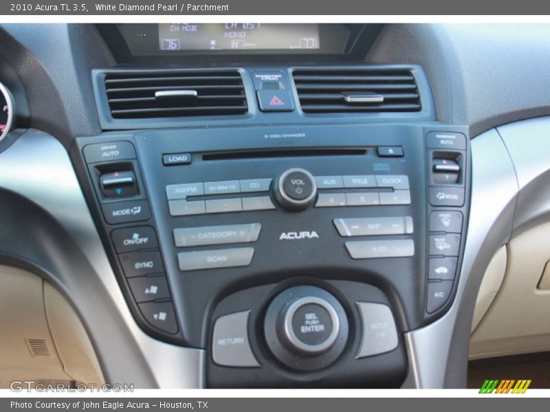 White Diamond Pearl / Parchment 2010 Acura TL 3.5