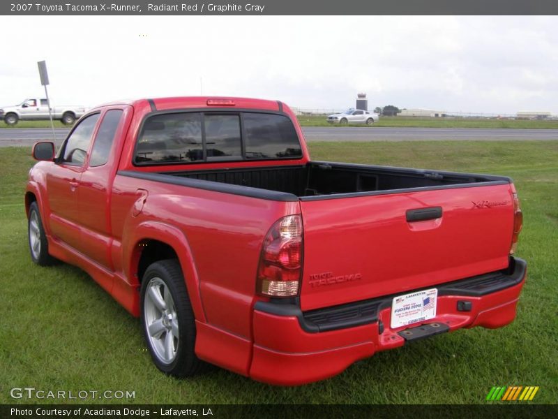Radiant Red / Graphite Gray 2007 Toyota Tacoma X-Runner