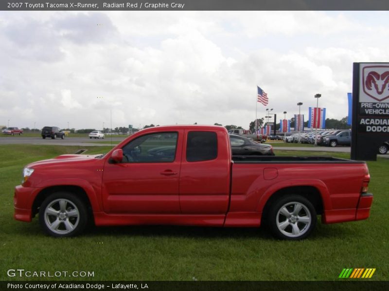 Radiant Red / Graphite Gray 2007 Toyota Tacoma X-Runner