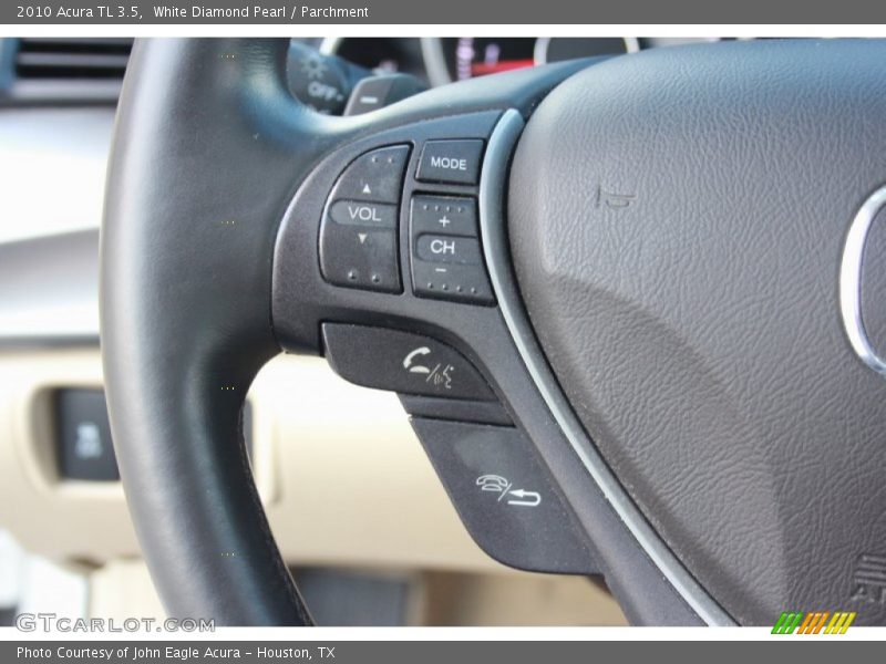 White Diamond Pearl / Parchment 2010 Acura TL 3.5