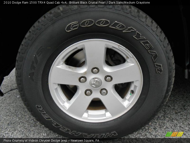 Brilliant Black Crystal Pearl / Dark Slate/Medium Graystone 2010 Dodge Ram 1500 TRX4 Quad Cab 4x4