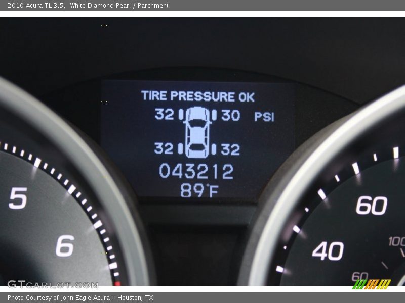White Diamond Pearl / Parchment 2010 Acura TL 3.5