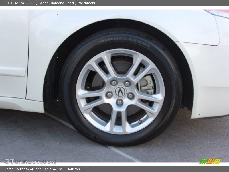 White Diamond Pearl / Parchment 2010 Acura TL 3.5