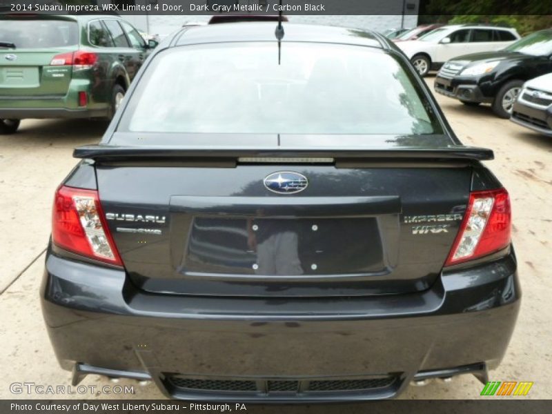 Dark Gray Metallic / Carbon Black 2014 Subaru Impreza WRX Limited 4 Door