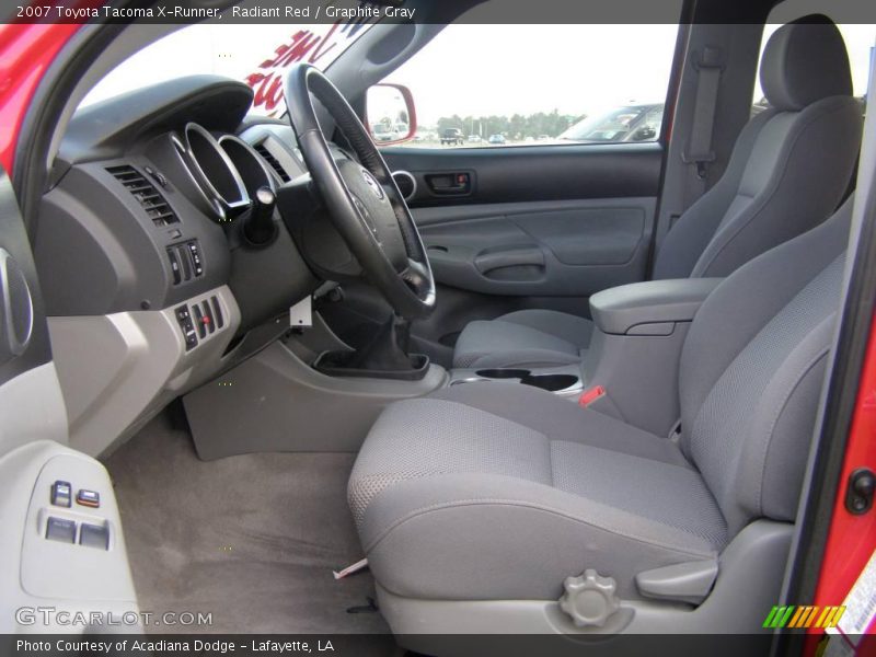 Radiant Red / Graphite Gray 2007 Toyota Tacoma X-Runner