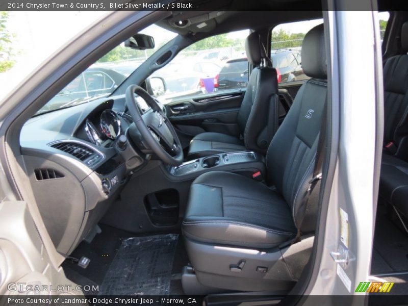 Front Seat of 2014 Town & Country S