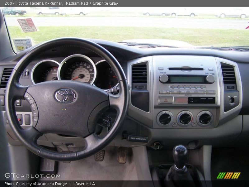 Radiant Red / Graphite Gray 2007 Toyota Tacoma X-Runner