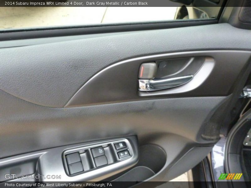 Dark Gray Metallic / Carbon Black 2014 Subaru Impreza WRX Limited 4 Door