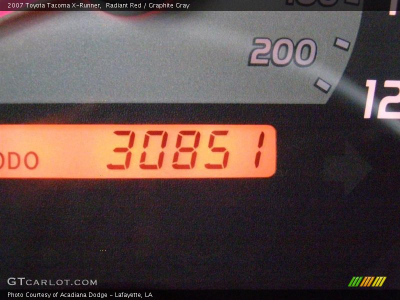 Radiant Red / Graphite Gray 2007 Toyota Tacoma X-Runner