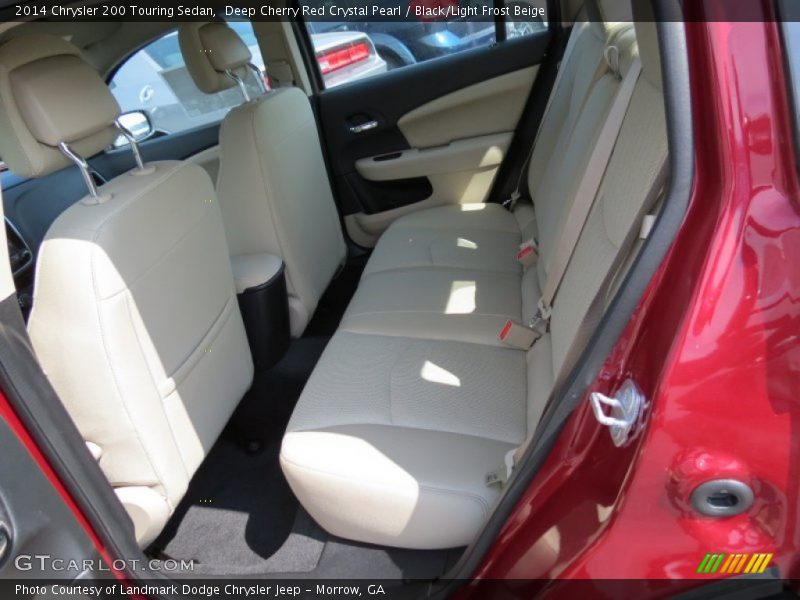 Deep Cherry Red Crystal Pearl / Black/Light Frost Beige 2014 Chrysler 200 Touring Sedan
