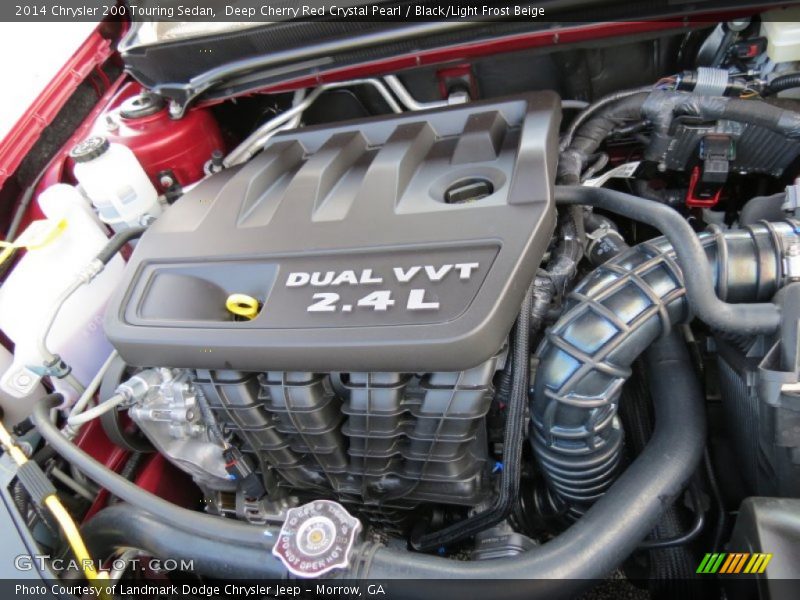 Deep Cherry Red Crystal Pearl / Black/Light Frost Beige 2014 Chrysler 200 Touring Sedan
