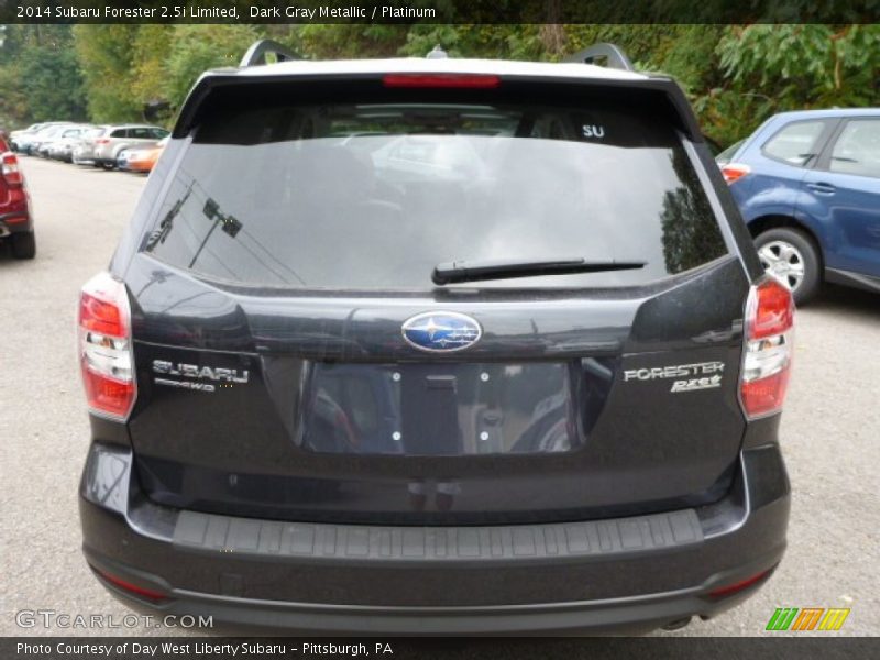Dark Gray Metallic / Platinum 2014 Subaru Forester 2.5i Limited