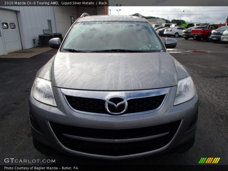 Liquid Silver Metallic / Black 2010 Mazda CX-9 Touring AWD