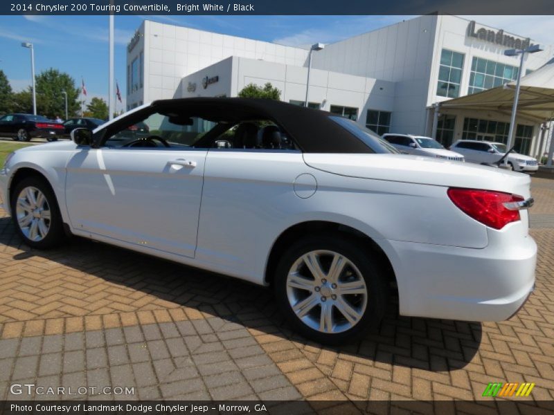 Bright White / Black 2014 Chrysler 200 Touring Convertible