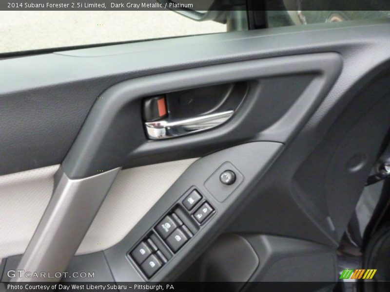 Dark Gray Metallic / Platinum 2014 Subaru Forester 2.5i Limited