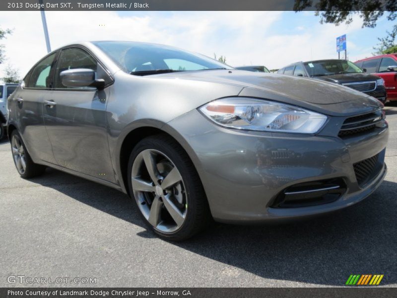 Tungsten Metallic / Black 2013 Dodge Dart SXT